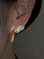 Butterfly two-way earrings